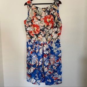 DONNA MORGAN Sleeveless Floral Shift 16 NWT